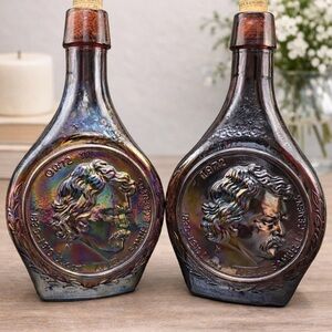Iridescent Decorative Bottles Set
